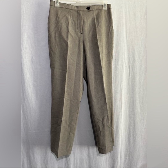 Kim Rogers Tan Brown Plaid Dress Pants Size 10 - Picture 4 of 5